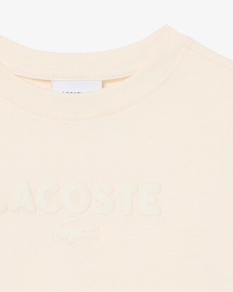 Textured Lacoste Cotton T-shirt