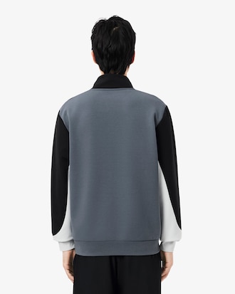 Sport Quarter Zip Colour-Block Sweatshirt