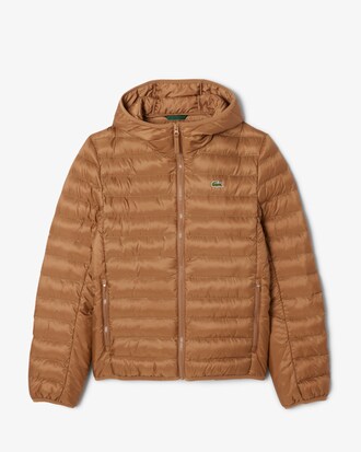 Water-Repellent Quilted Puffed Jacket