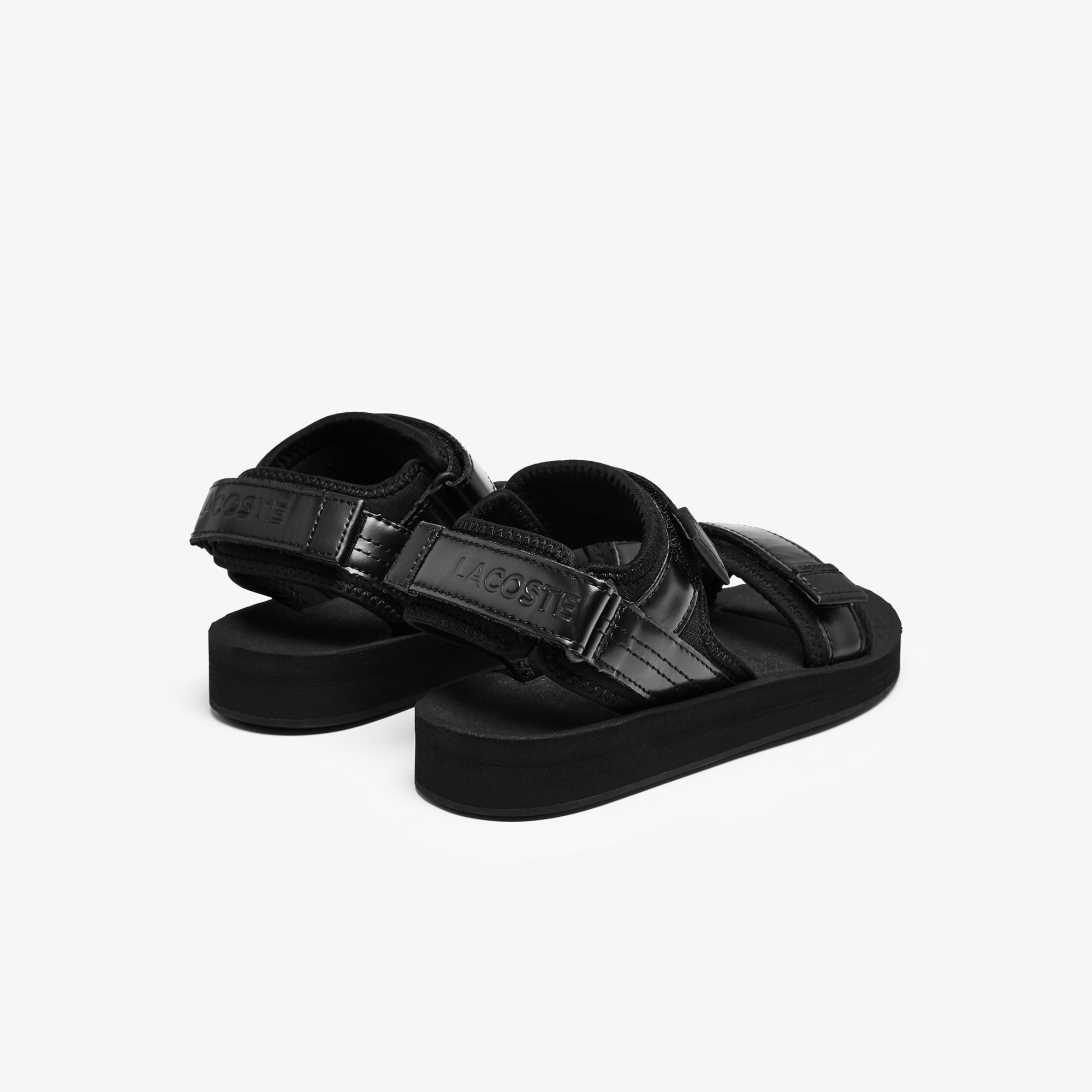 Women's Suruga Leather and Textile Sandals LACOSTE