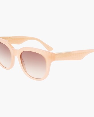 Croco Skin Oval Acetate Glasses