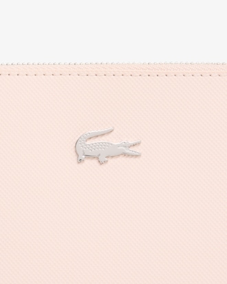 Anna Coated Piqu&eacute; Canvas Pouch