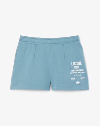 Pleated Fleece Shorts