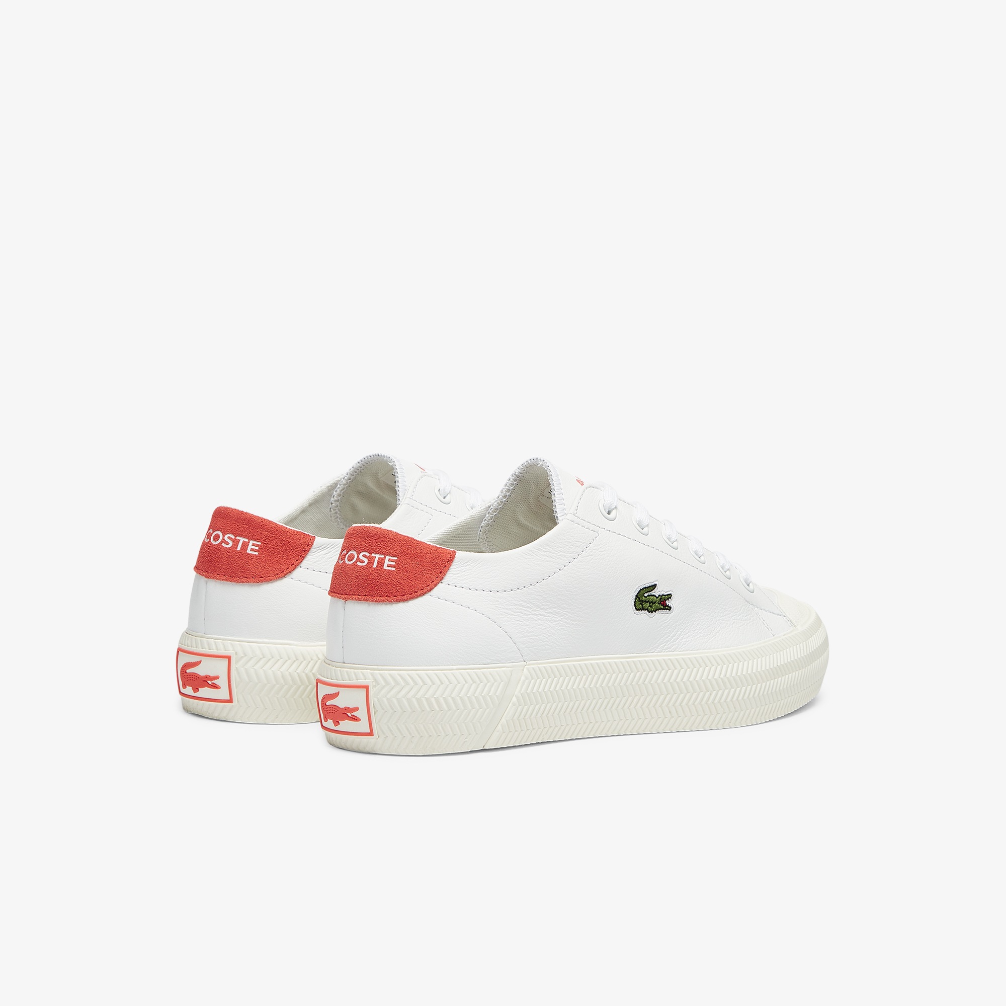 Women's Gripshot Leather and Suede Trainers | LACOSTE