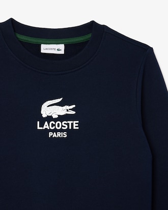 Signature Print Fleece Sweatshirt