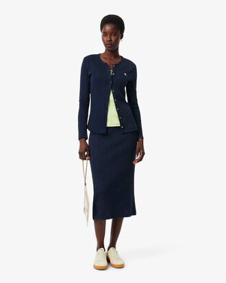 Cotton Midi Skirt