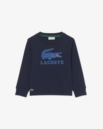 Crocodile Print Fleece Sweatshirt   