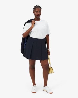 Short Fluid Pleated Skirt