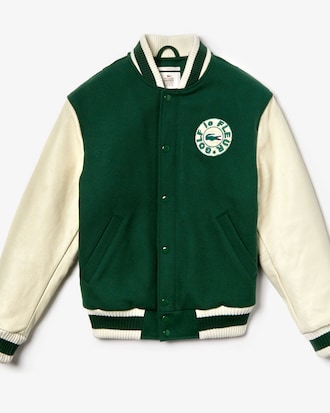 Unisex Lacoste LIVE x GOLF le FLEUR Bi-Material Teddy Jacket