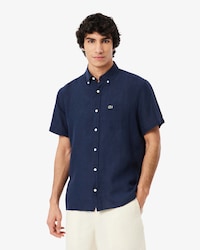Short Sleeved Linen Shirt