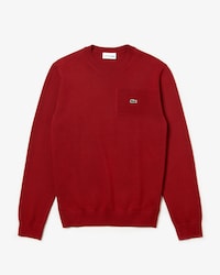 Men's Crew Neck Texturised Cotton Knit Effect Sweater