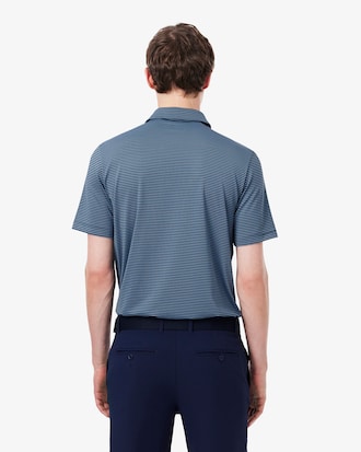 Ultra Dry Striped Golf Polo Shirt