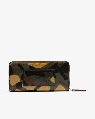 Women's Robert George Coated Print Canvas Zip Wallet