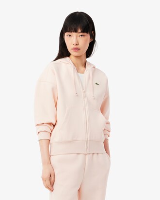 Zip-Up Piqu&eacute; Hoodie