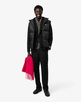 Water-Repellent Short Puffed Vest