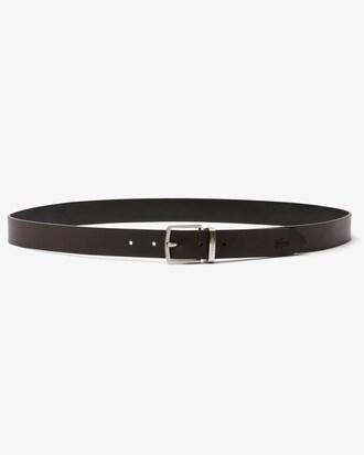 Smooth Leather Belt and 2 Buckle Gift Set