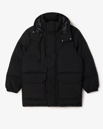 Water-Repellent Mid Length Puffed Jacket