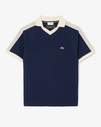 Classic Fit Piqué Panel Polo Shirt