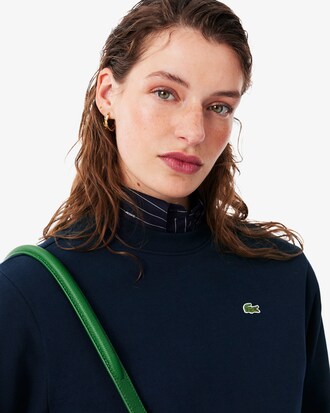 Relaxed Fit Fleece Crew Neck Sweatshirt