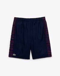 Men's Lacoste SPORT Print Side Bands Tennis Shorts