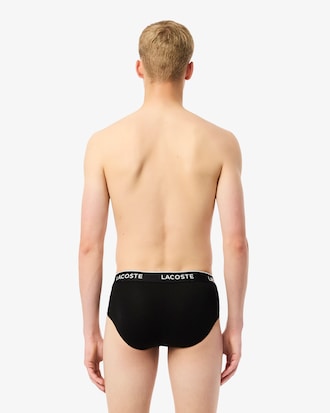 3-Pack Plain Cotton Logo Briefs