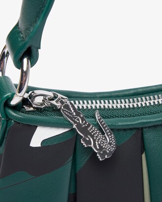 Small Runway Lenglen Crocodile Print Leather Bag