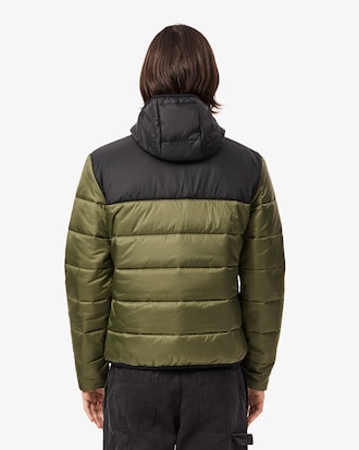 Water-Repellent Quilted Puffed Jacket