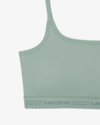 Scallop Band Microfiber Bralette