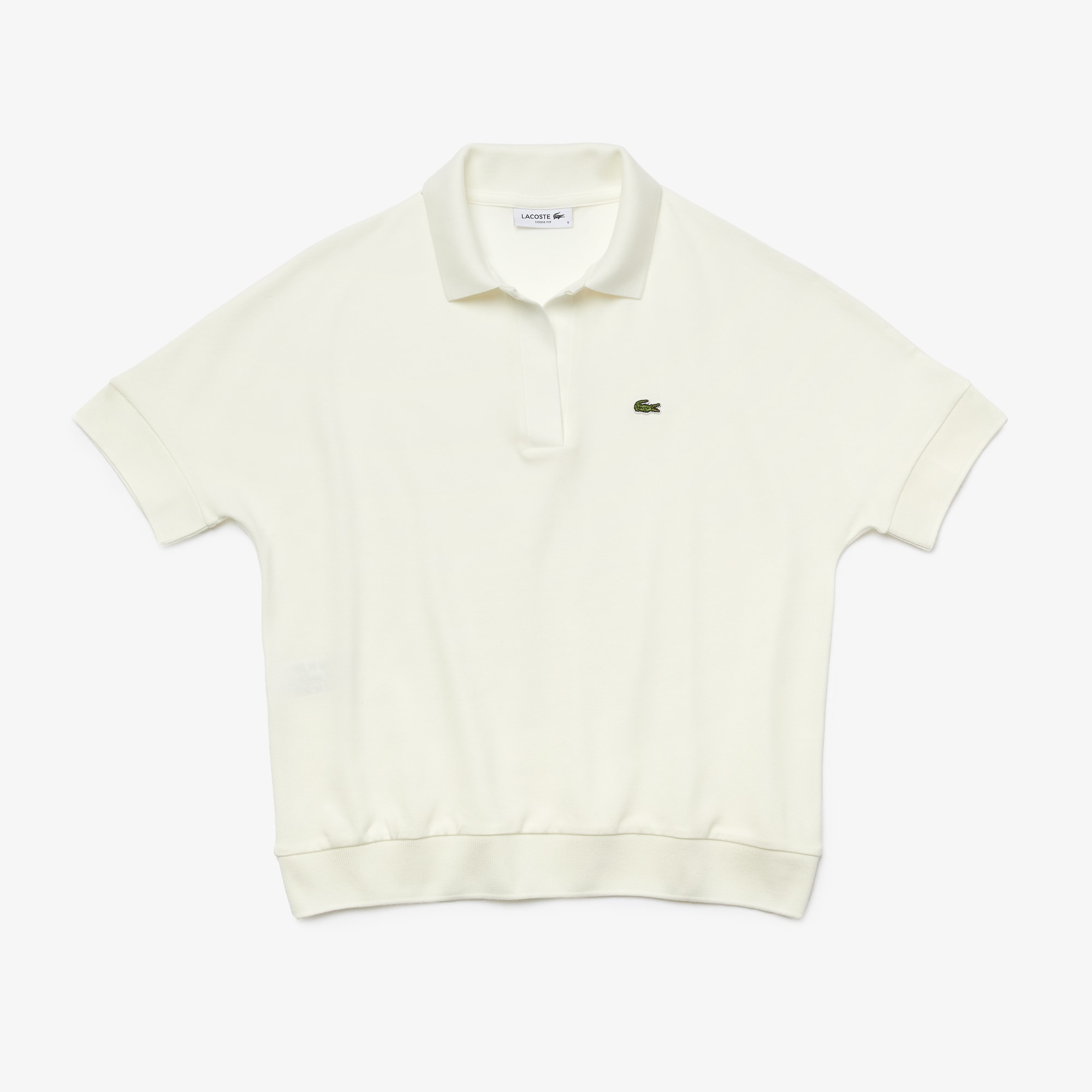 lacoste beige polo