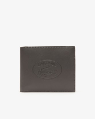 Men's L.12.12 Embossed Grained Leather Wallet