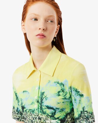 Runway Graphic Slim Fit Polo