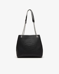 Women's Croco Crew Grained Leather Bucket Bag
