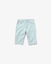 Men's Lacoste LIVE 5-Pocket Faded Denim Bermuda Shorts