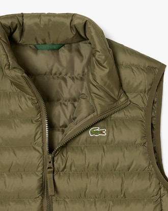 Water-Repellent Puffed Vest