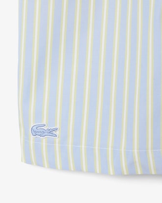 Striped Poplin Pajama Shorts