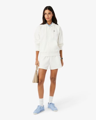 Zipped Piqu&eacute; Hoodie