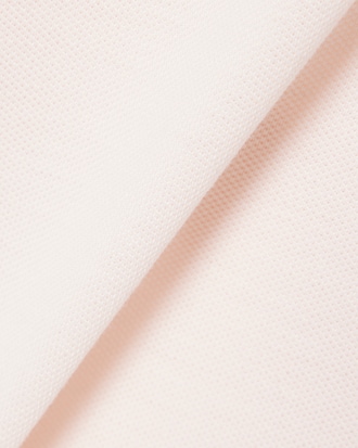 Relaxed Fit Scallop Trim Fluid Piqu&eacute; Polo Shirt