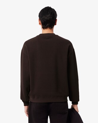 Double Face Piqu&eacute; Badge Sweatshirt