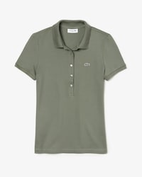 Women's Lacoste Slim Fit Stretch Mini Cotton Piqu&eacute; Polo Shirt
