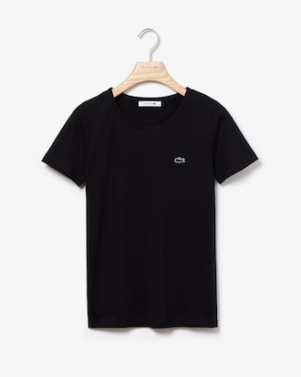 Women's Crew Neck Flowing Cotton Jersey T-shirt