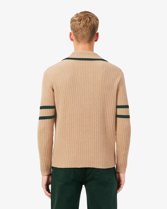 Archive Edition Striped Polo Collar Sweater