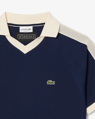 Classic Fit Piqué Panel Polo Shirt