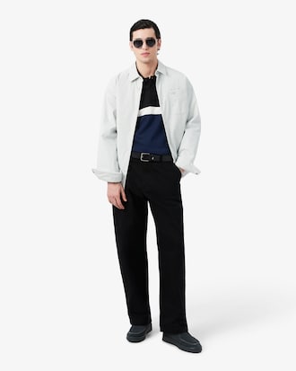 Classic Fit Colour-Block Petit Piqu&eacute; Polo Shirt