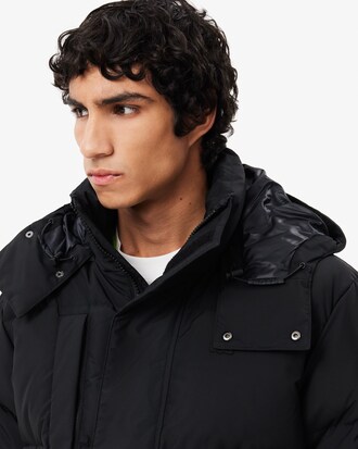 Water-Repellent Mid Length Puffed Jacket