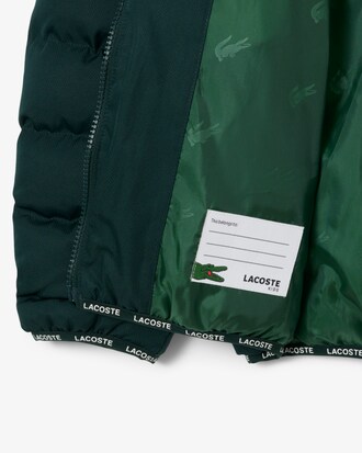 Unisex Hooded Diamond Taffeta Puffed Jacket