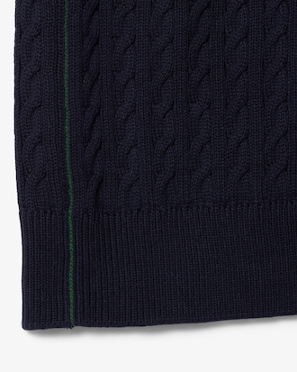 Cable Knit Cotton Sweater Vest