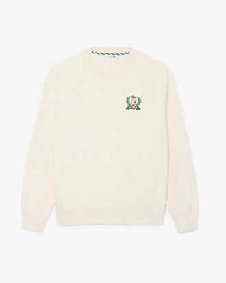 French Made Embroidered Shield Sweatshirt