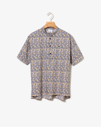 Women's Keith Haring Print Regular Fit Silk Shirt