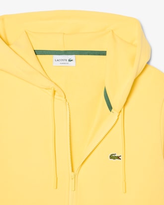 Classic Fit Zipped Fleece Sweatshirt