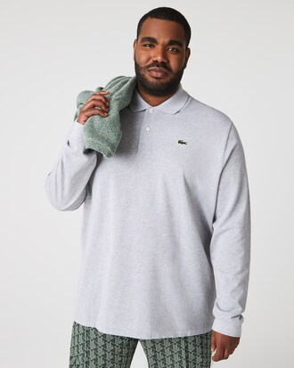 Classic Fit Long Sleeved L.12.12 Polo Shirt